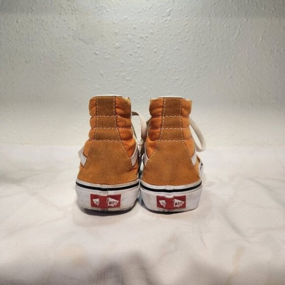 Vans SK8-Hi Sneakers Hi-Top Desert Sun‎ Orange Suede Upper Adult Size 4 / 5.5 - Picture 3 of 10